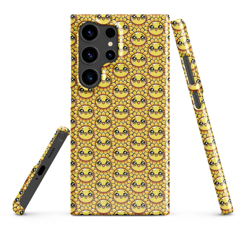 Kawaii sunflower with large glub shows Snapcase Samsung® cover
