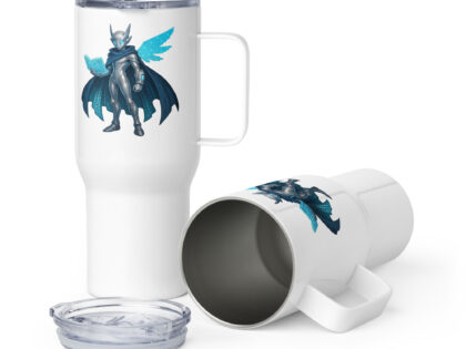 Digitaler Wächter des Wissens Reisebecher mit Griff – Accessoires – klamottn.de Digitaler Wächter des Wissens Reisebecher mit Griff – Accessoires – klamottn.de