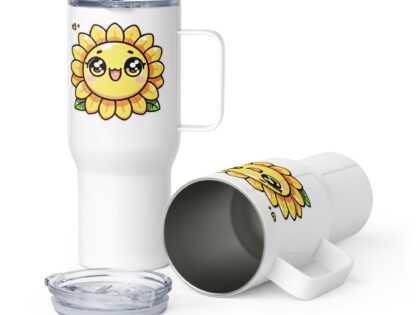 Kawaii Sonnenblume mit großen Glubschaugen Thermobecher – Accessoires – klamottn.de Kawaii Sonnenblume mit großen Glubschaugen Thermobecher – Accessoires – klamottn.de
