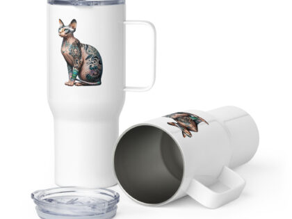 Majestätische Sphynx-Katze Thermobecher – Accessoires – klamottn.de Majestätische Sphynx-Katze Thermobecher – Accessoires – klamottn.de