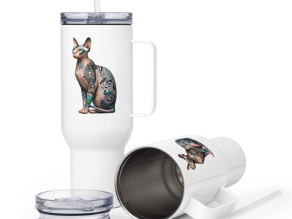 Majestätische Sphynx-Katze Thermobecher – Accessoires – klamottn.de Majestätische Sphynx-Katze Thermobecher – Accessoires – klamottn.de