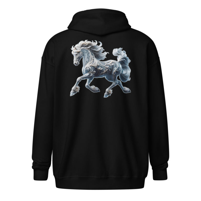 Majestät des Sturms Unisex-Zip-Hoodie