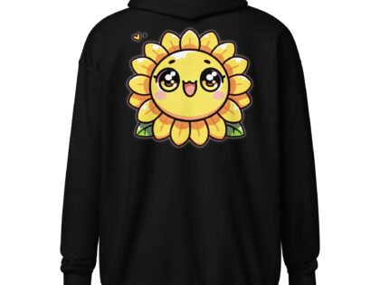 Kawaii Sonnenblume mit großen Glubschaugen Unisex-Zip-Hoodie – Zip Hoodies – klamottn.de Kawaii Sonnenblume mit großen Glubschaugen Unisex-Zip-Hoodie – Zip Hoodies – klamottn.de