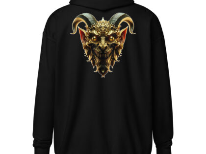 Goldener Dämonkopf Unisex-Zip-Hoodie – Zip Hoodies – klamottn.de Goldener Dämonkopf Unisex-Zip-Hoodie – Zip Hoodies – klamottn.de
