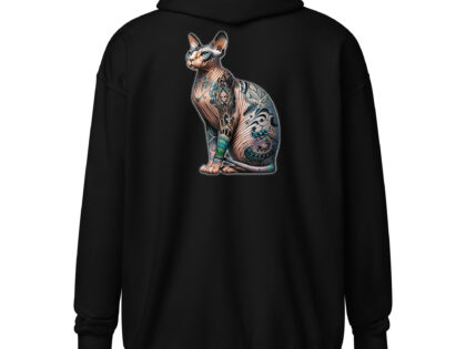 Majestätische Sphynx-Katze Unisex-Zip-Hoodie – Zip Hoodies – klamottn.de Majestätische Sphynx-Katze Unisex-Zip-Hoodie – Zip Hoodies – klamottn.de