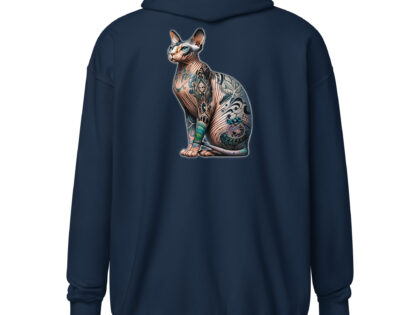Majestätische Sphynx-Katze Unisex-Zip-Hoodie – Zip Hoodies – klamottn.de Majestätische Sphynx-Katze Unisex-Zip-Hoodie – Zip Hoodies – klamottn.de