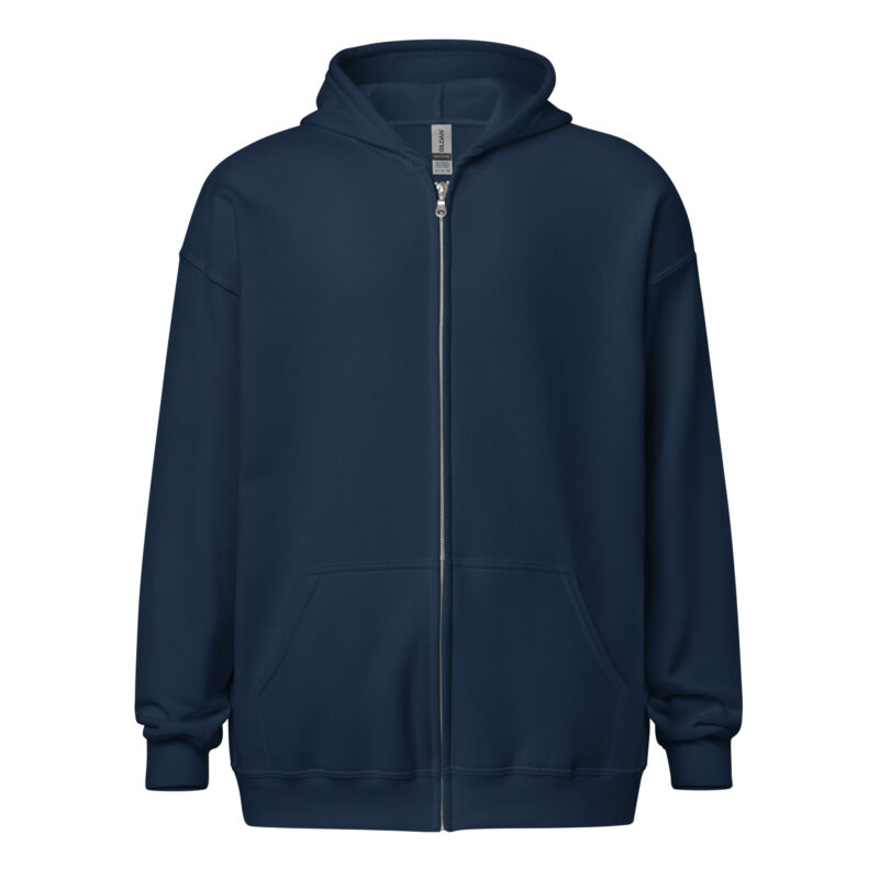Knubbel-Kröti mit Kulleraugen Unisex-Zip-Hoodie