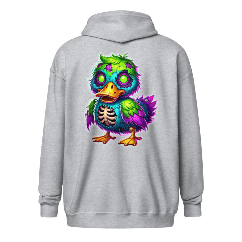 Zombie-Ente Unisex-Zip-Hoodie