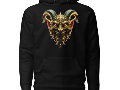 Goldener Dämonkopf Unisex-Hoodie – Hoodies – klamottn.de Goldener Dämonkopf Unisex-Hoodie – Hoodies – klamottn.de