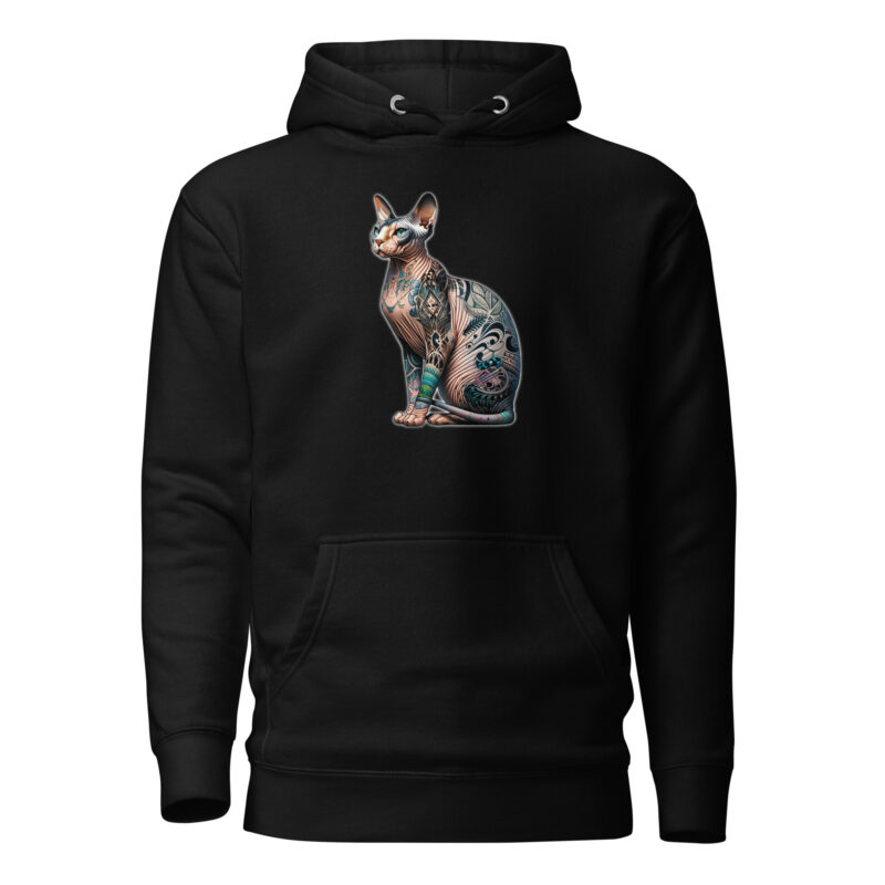 Majestätische Sphynx-Katze Unisex-Kapuzenpullover