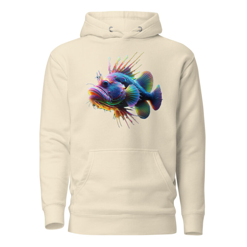 Neon-Stachel-Fisch Unisex-Hoodie