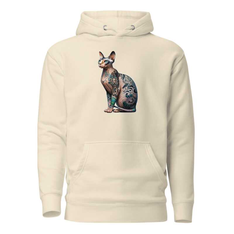 Majestätische Sphynx-Katze Unisex-Kapuzenpullover