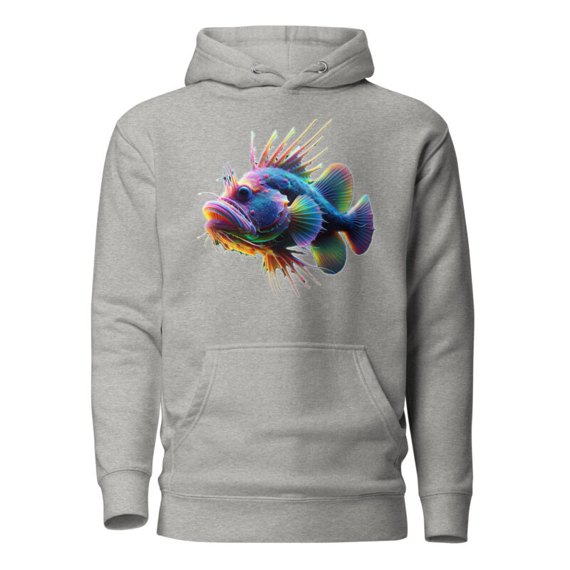 Neon-Stachel-Fisch Unisex-Hoodie