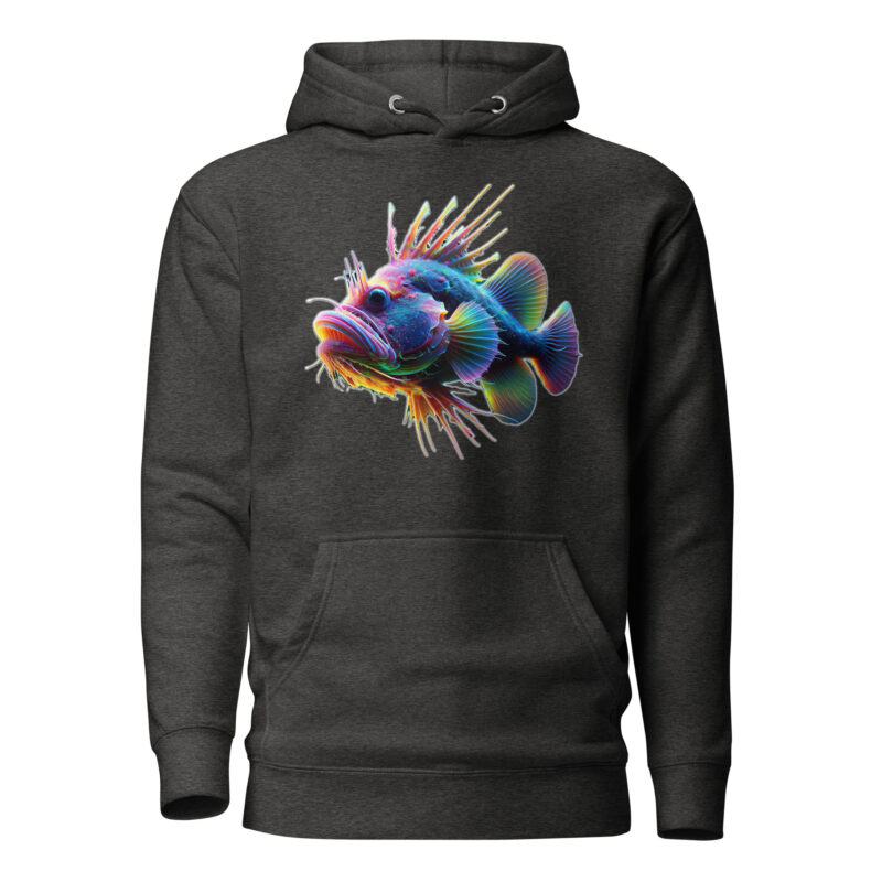 Neon-Stachel-Fisch Unisex-Hoodie