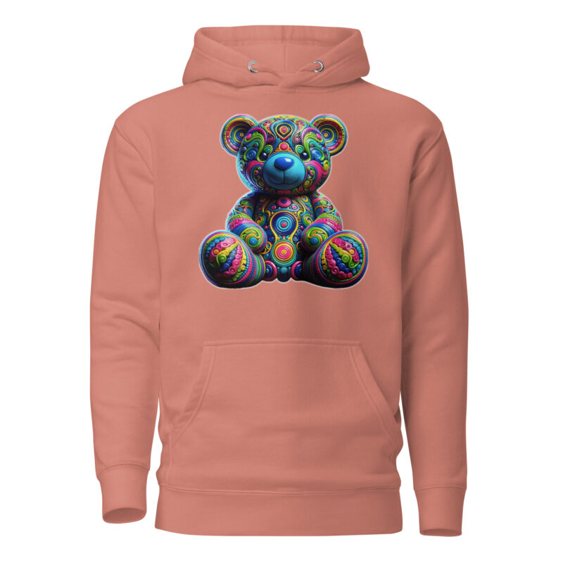Bunter Psychedelic-Teddy Unisex-Hoodie