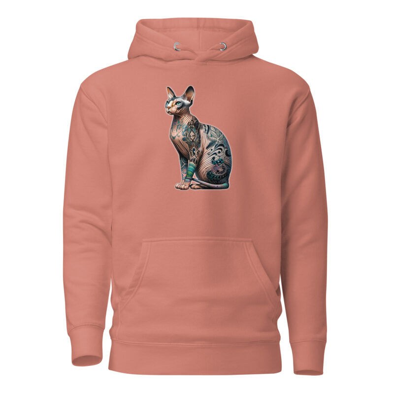 Majestätische Sphynx-Katze Unisex-Kapuzenpullover