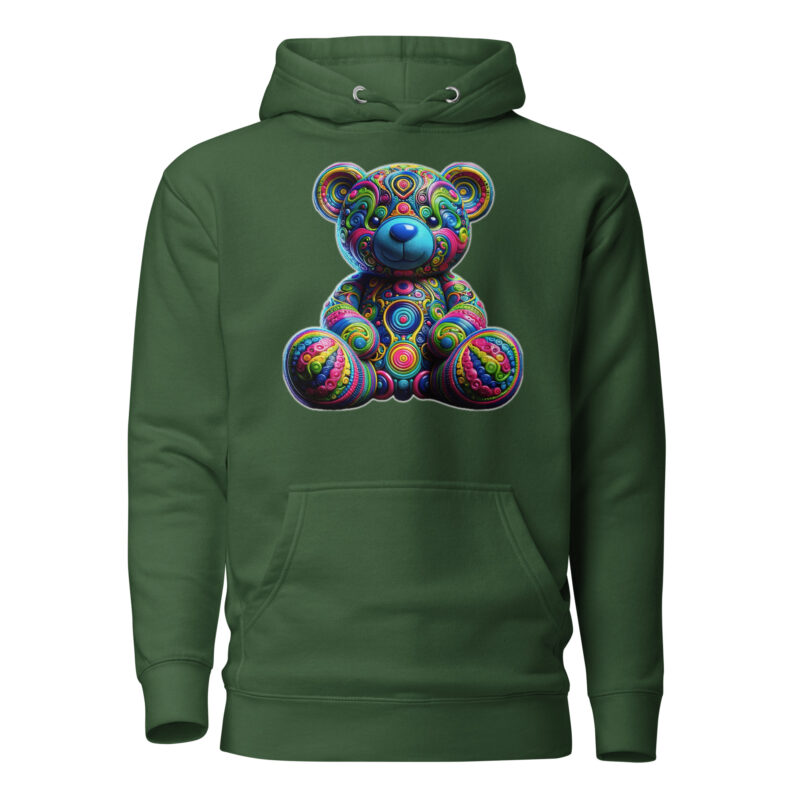 Bunter Psychedelic-Teddy Unisex-Hoodie