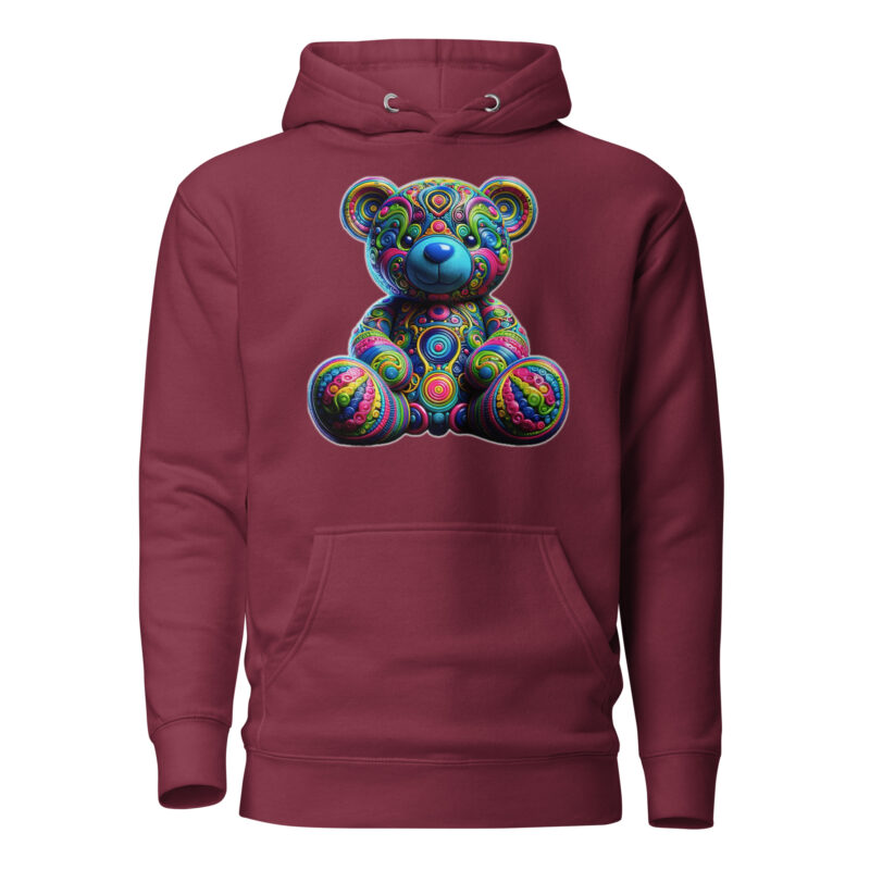 Bunter Psychedelic-Teddy Unisex-Hoodie