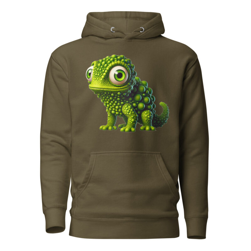Knubbel-Kröti mit Kulleraugen Unisex-Hoodie