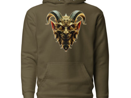 Goldener Dämonkopf Unisex-Hoodie – Hoodies – klamottn.de Goldener Dämonkopf Unisex-Hoodie – Hoodies – klamottn.de