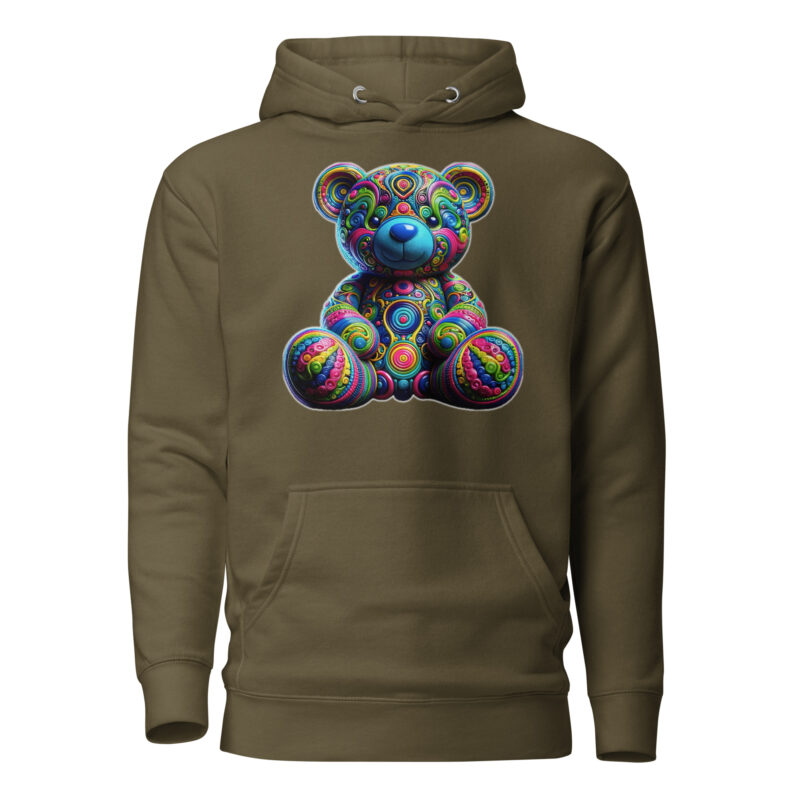 Bunter Psychedelic-Teddy Unisex-Hoodie