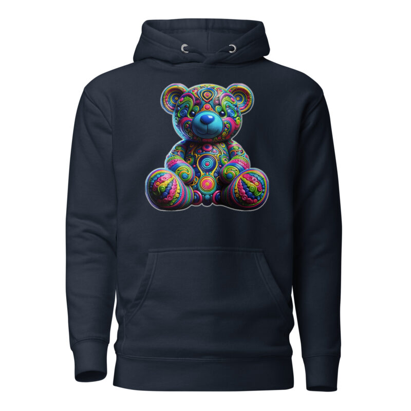 Bunter Psychedelic-Teddy Unisex-Hoodie