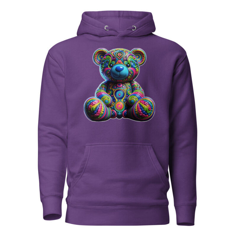 Bunter Psychedelic-Teddy Unisex-Hoodie