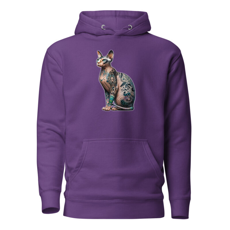 Majestätische Sphynx-Katze Unisex-Kapuzenpullover