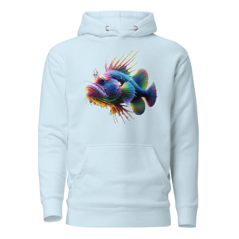 Neon-Stachel-Fisch Unisex-Hoodie