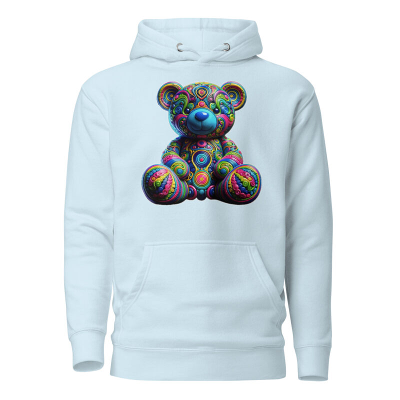 Bunter Psychedelic-Teddy Unisex-Hoodie