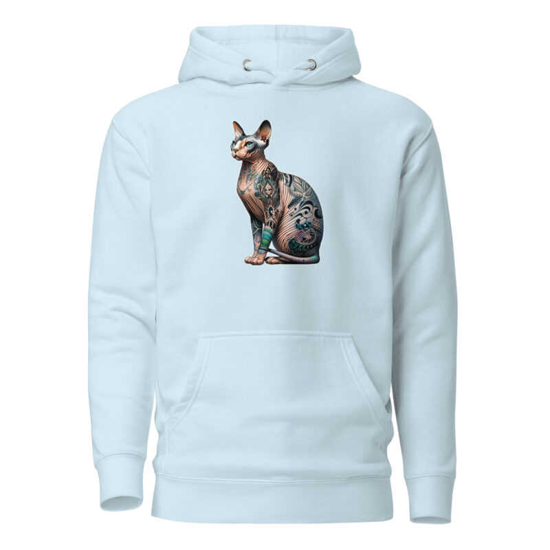 Majestätische Sphynx-Katze Unisex-Kapuzenpullover