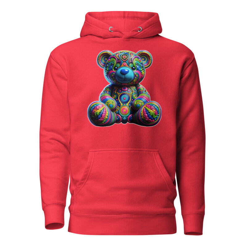 Bunter Psychedelic-Teddy Unisex-Hoodie