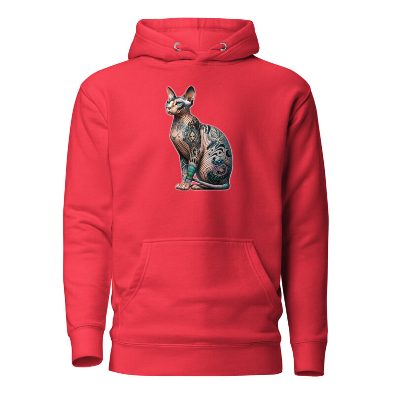 Majestätische Sphynx-Katze Unisex-Kapuzenpullover
