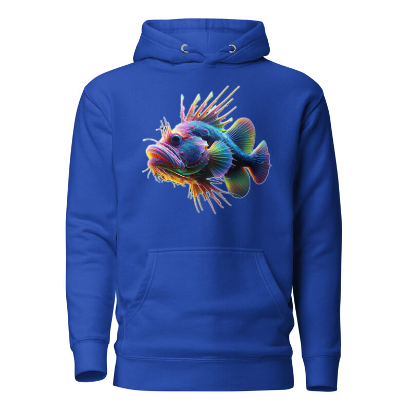 Neon-Stachel-Fisch Unisex-Hoodie
