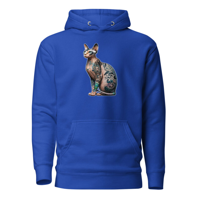 Majestätische Sphynx-Katze Unisex-Kapuzenpullover