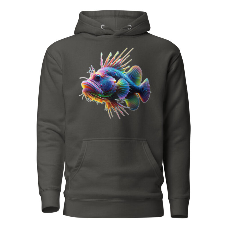Neon-Stachel-Fisch Unisex-Hoodie