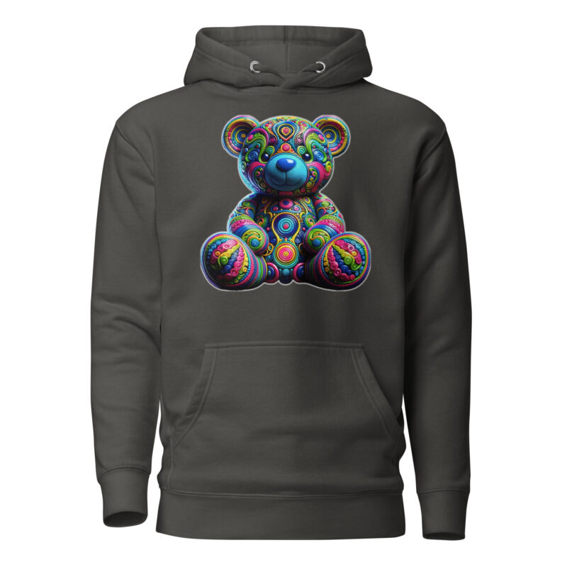 Bunter Psychedelic-Teddy Unisex-Hoodie