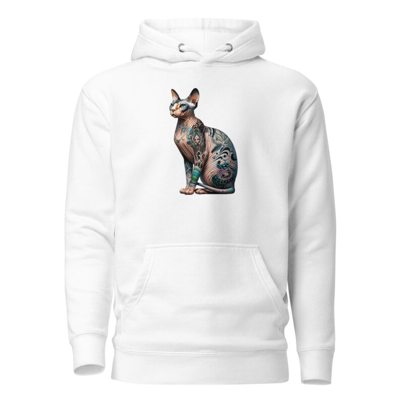 Majestätische Sphynx-Katze Unisex-Kapuzenpullover