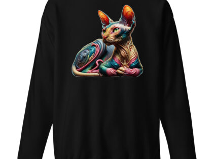 Psychedelische Sphinxkatze Unisex-Sweatshirt – Sweatshirts – klamottn.de Psychedelische Sphinxkatze Unisex-Sweatshirt – Sweatshirts – klamottn.de