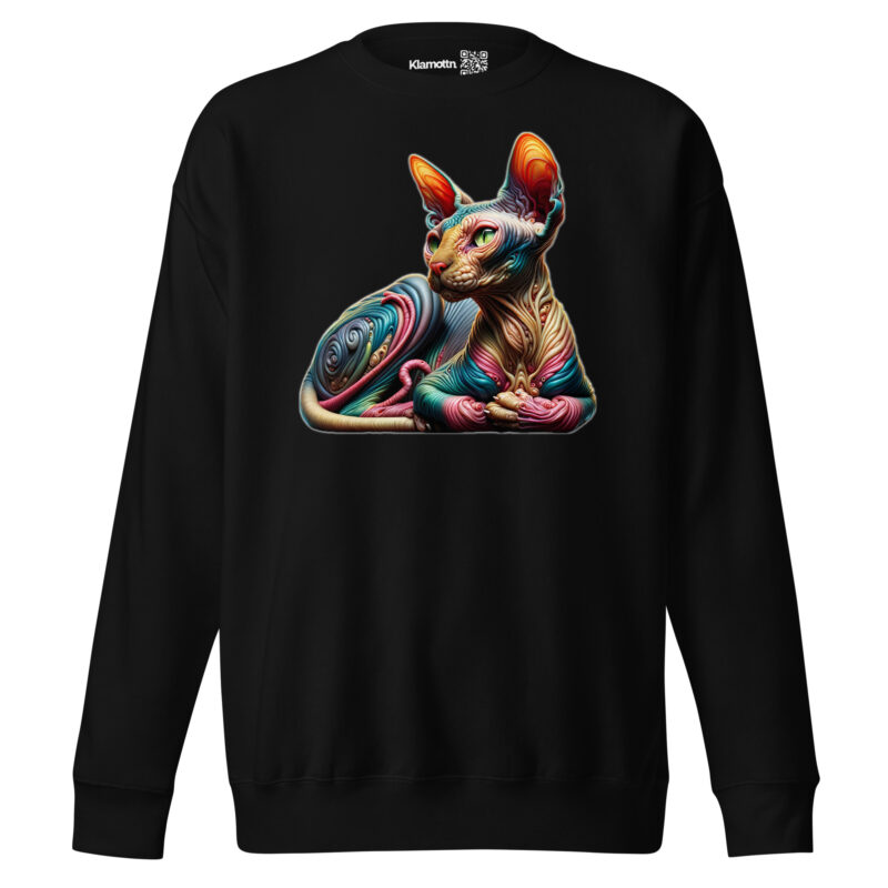 Psychedelische Sphinxkatze Unisex-Sweatshirt – Sweatshirts – klamottn.de