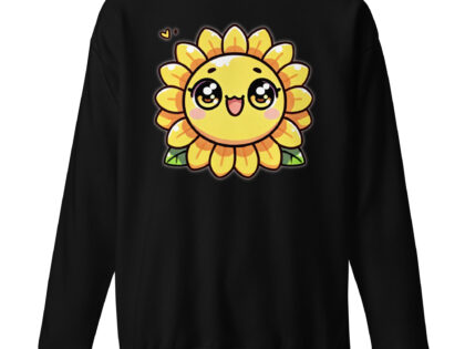 Kawaii Sonnenblume mit großen Glubschaugen Unisex-Sweatshirt – Sweatshirts – klamottn.de Kawaii Sonnenblume mit großen Glubschaugen Unisex-Sweatshirt – Sweatshirts – klamottn.de