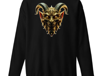 Goldener Dämonkopf Unisex-Sweatshirt – Sweatshirts – klamottn.de Goldener Dämonkopf Unisex-Sweatshirt – Sweatshirts – klamottn.de