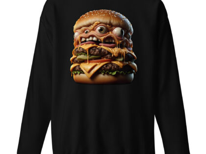 Verrückter Monster-Burger Unisex-Sweatshirt – Sweatshirts – klamottn.de Verrückter Monster-Burger Unisex-Sweatshirt – Sweatshirts – klamottn.de