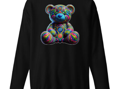 Bunter Psychedelic-Teddy Unisex-Premium-Pullover – Sweatshirts – klamottn.de Bunter Psychedelic-Teddy Unisex-Premium-Pullover – Sweatshirts – klamottn.de