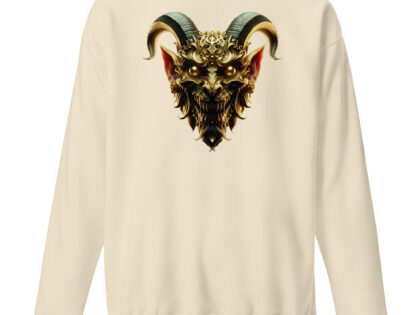 Goldener Dämonkopf Unisex-Sweatshirt – Sweatshirts – klamottn.de Goldener Dämonkopf Unisex-Sweatshirt – Sweatshirts – klamottn.de