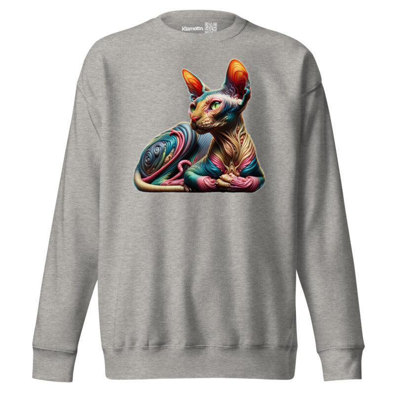 Psychedelische Sphinxkatze Unisex-Sweatshirt – Sweatshirts – klamottn.de