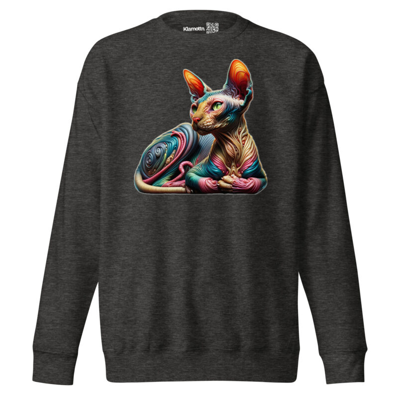 Psychedelische Sphinxkatze Unisex-Sweatshirt – Sweatshirts – klamottn.de