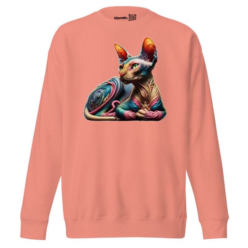 Psychedelische Sphinxkatze Unisex-Sweatshirt – Sweatshirts – klamottn.de
