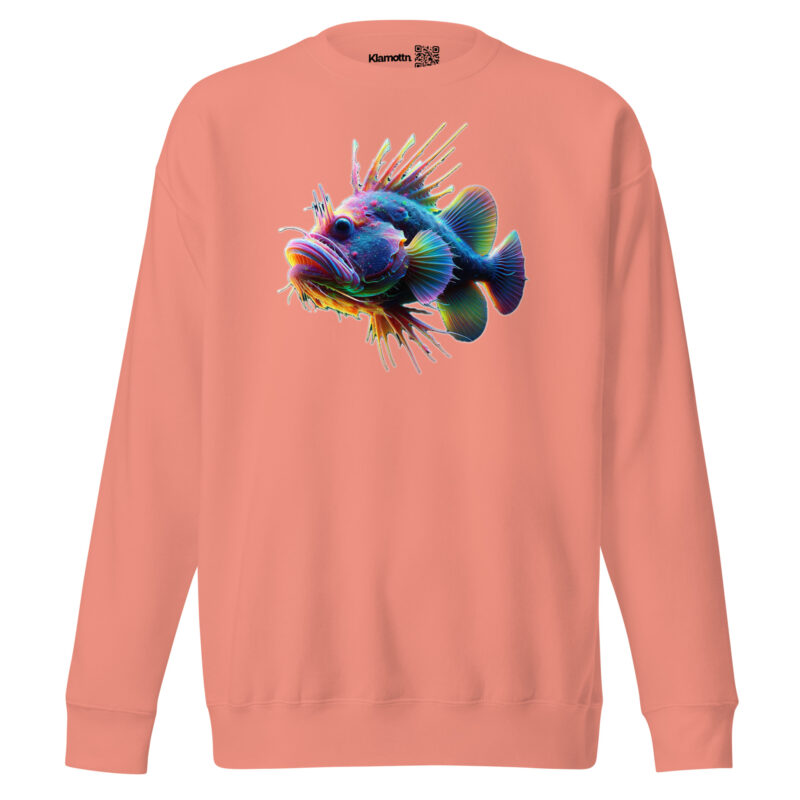 Neon-Stachel-Fisch Unisex-Sweatshirt