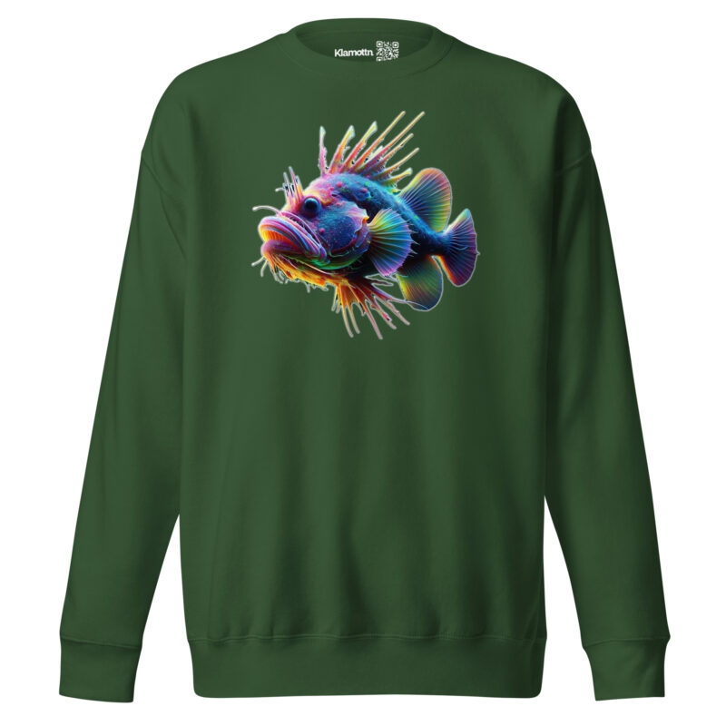 Neon-Stachel-Fisch Unisex-Sweatshirt